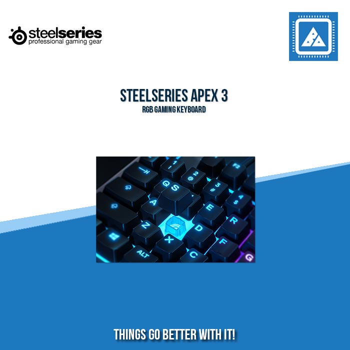 STEELSERIES APEX 3 RGB GAMING KEYBOARD STEELSERIES APEX 3 RGB GAMING KEYBOARD